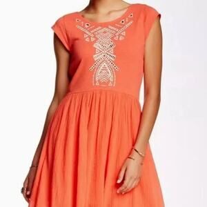 Free People Toosaloosa Slub Meadow XS Dress